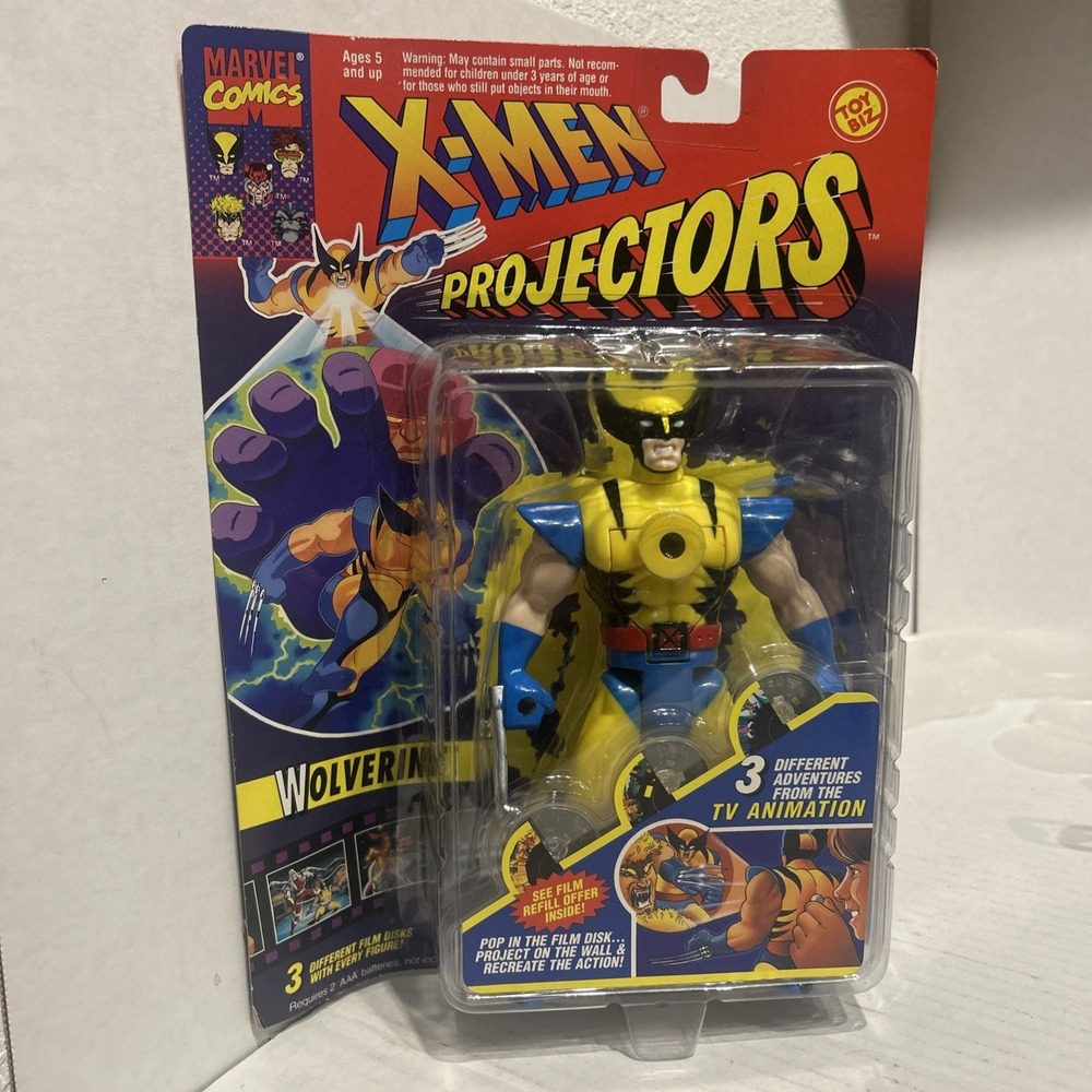 ToyBiz Marvel Comics X-Men Projectors Wolverine 3 Film Disks Vintage 1994 New